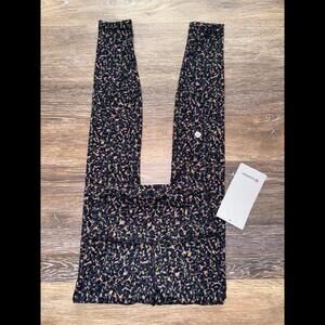 Lululemon Wunder Train High Rise 28” Fluctuate Micro Pink Size 2 NWT